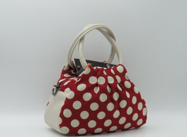 MIDMAIND BORSA MEDIA MANICI TONDI POIS ROSSO - immagine 2