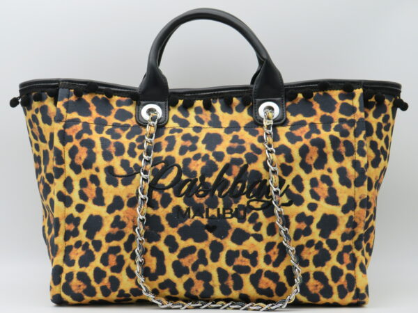 PASH BAG BORSA SOTTOBRACCIO E A MANO LEOPARDATA