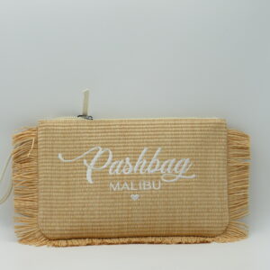 PASH BAG POCHETTE/POLSIERA RAFFIA  NATURALE