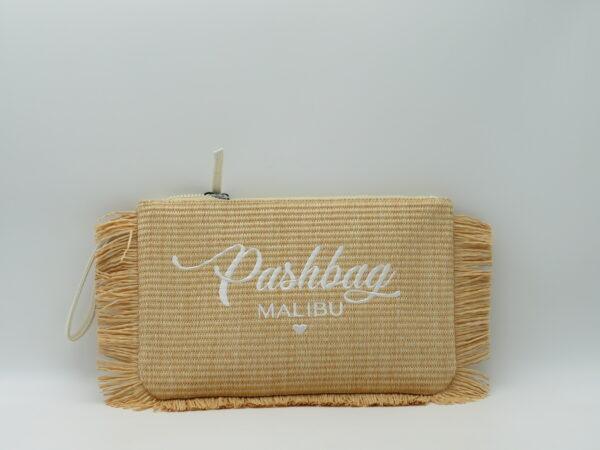 PASH BAG POCHETTE/POLSIERA RAFFIA  NATURALE