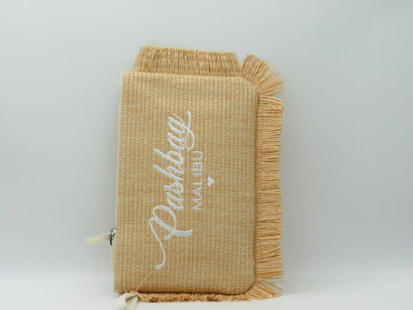 PASH BAG POCHETTE/POLSIERA RAFFIA  NATURALE - immagine 2