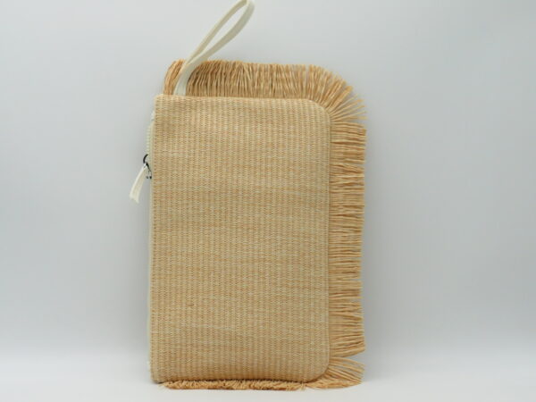PASH BAG POCHETTE/POLSIERA RAFFIA  NATURALE - immagine 3