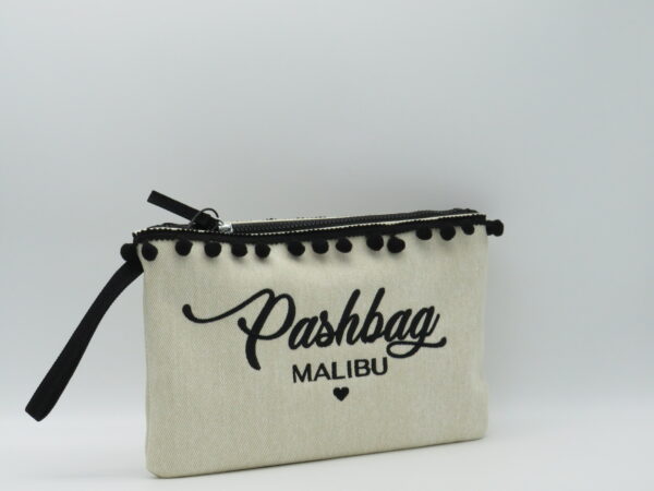 PASH BAG POCHETTE/POLSIERA ECRU'+NERO - immagine 2
