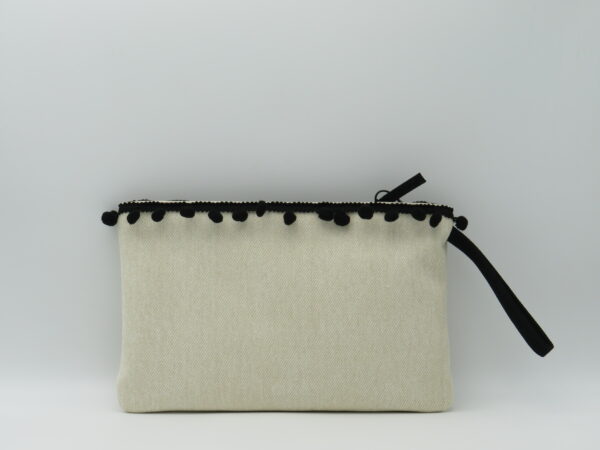 PASH BAG POCHETTE/POLSIERA ECRU'+NERO - immagine 3