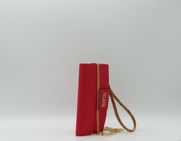 ALVIERO MARTINI 1'CLASSE PORTACELLULARE+TRACOLLA ROSSO IBISCO - immagine 2
