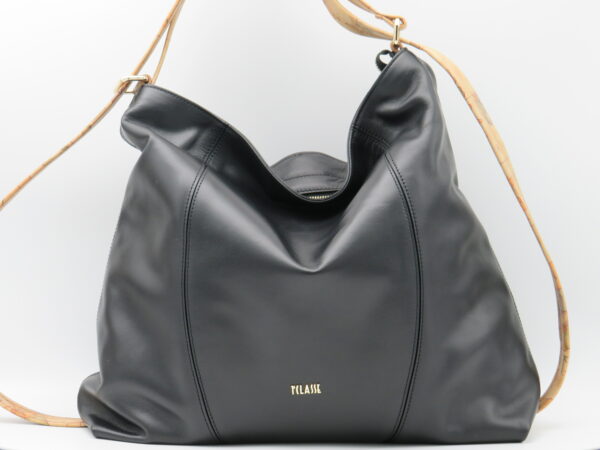 ALVIERO MARTINI 1'CLASSE BORSA/ZAINO IN PELLE NERO+GEO