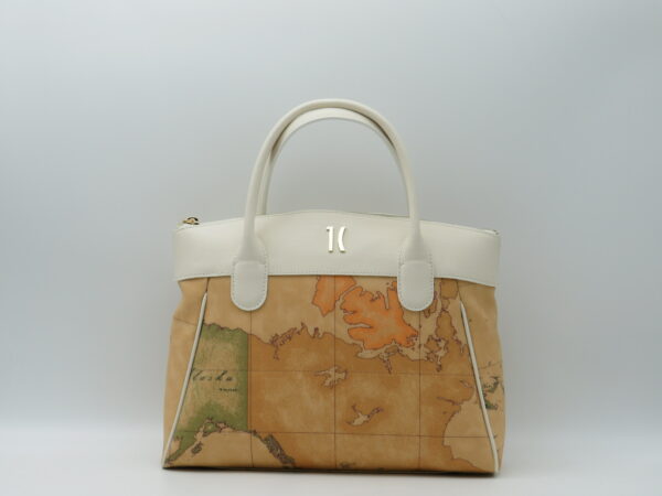 ALVIERO MARTINI 1'CLASSE BORSA A MANO/TRACOLLA GEO CLASSIC+AVORIO