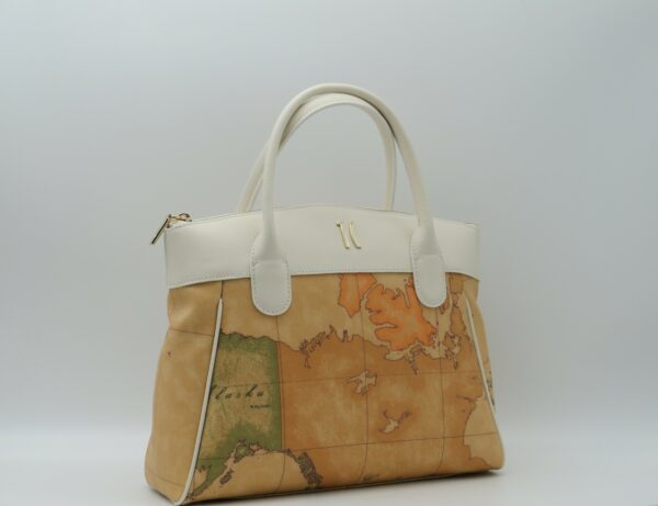 ALVIERO MARTINI 1'CLASSE BORSA A MANO/TRACOLLA GEO CLASSIC+AVORIO - immagine 2