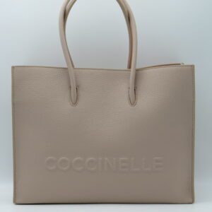 COCCINELLE SHOPPING IN PELLE MARTELLATA ROSETTE