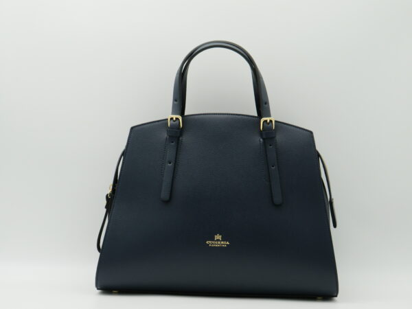 CUOIERIA FIORENTINA BUGATTI IN PELLE BLU NAVY