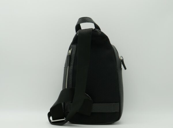 CUOIERIA FIORENTINA MONOSPALLA UNISEX IN PELLE  NERO - immagine 3