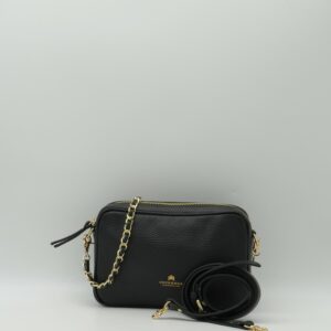 CUOIERIA FIORENTINA SOTTOBRACCIO/TRACOLLA MINI IN PELLE NERO