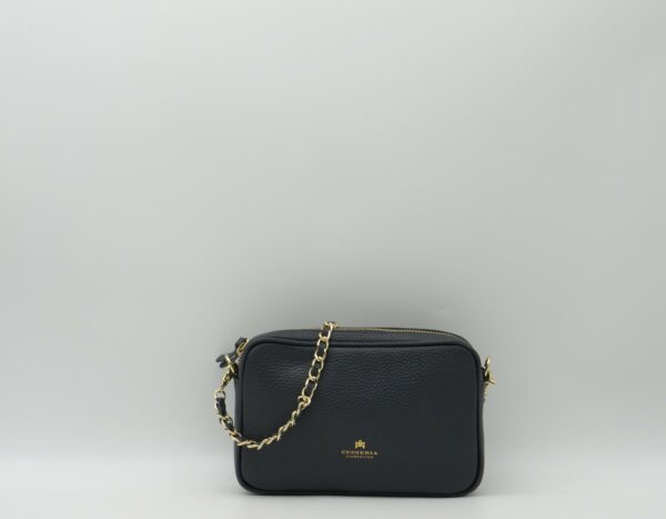 CUOIERIA FIORENTINA SOTTOBRACCIO/TRACOLLA MINI IN PELLE BLU NAVY