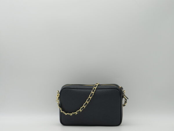 CUOIERIA FIORENTINA SOTTOBRACCIO/TRACOLLA MINI IN PELLE NERO - immagine 3