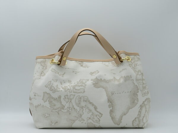 ALVIERO MARTINI 1'CLASSE BORSA A MANO/TRACOLLA MEDIA GEO WHITE - immagine 3