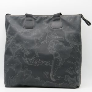 ALVIERO MARTINI 1'CLASSE SHOPPING GRANDE GEO GOMMATO BLACK