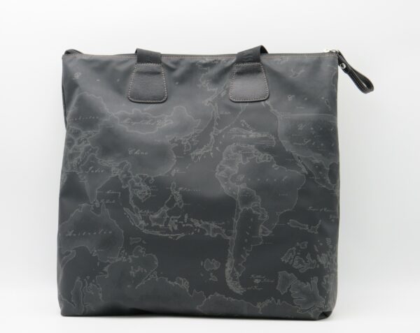 ALVIERO MARTINI 1'CLASSE SHOPPING GRANDE GEO GOMMATO BLACK