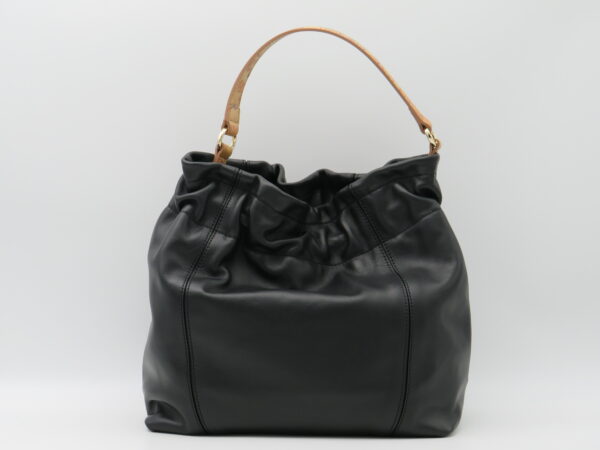 ALVIERO MARTINI 1'CLASSE SECCHIELLO CON TRACOLLA IN PELLE NERO+GEO - immagine 3