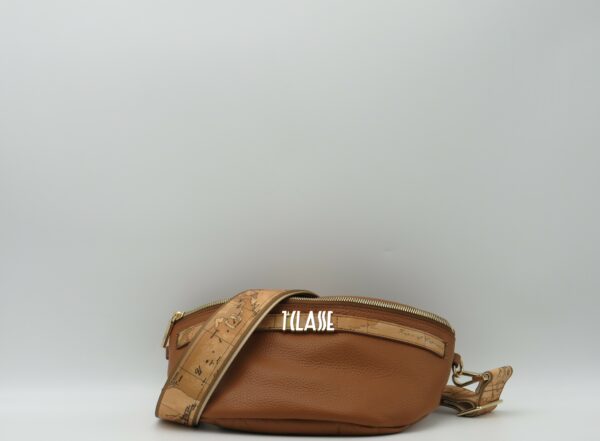 ALVIERO MARTINI 1'CLASSE MARSUPIO MEDIO IN PELLE TABACCO+GEO