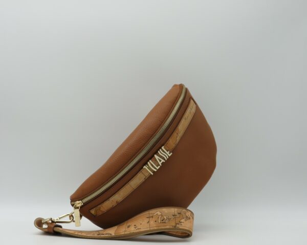 ALVIERO MARTINI 1'CLASSE MARSUPIO MEDIO IN PELLE TABACCO+GEO - immagine 2