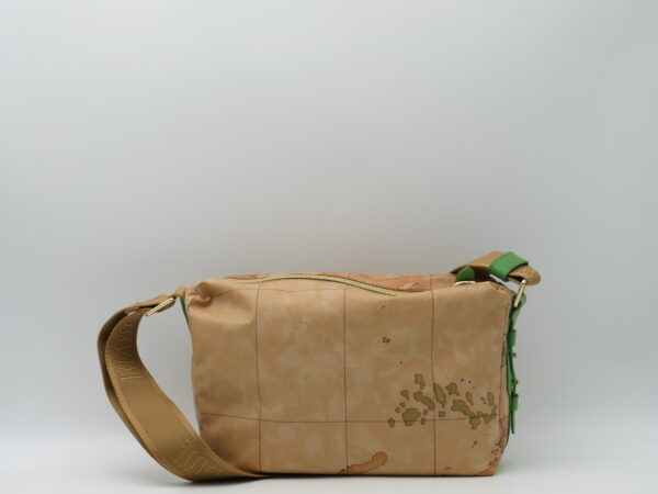 ALVIERO MARTINI 1'CLASSE TRACOLLA PICCOLA GEO GOMAATO+VERDE - immagine 3