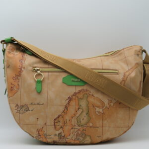 ALVIERO MARTINI 1 CLASSE TRACOLLA GRANDE GEO GOMMATO+VERDE