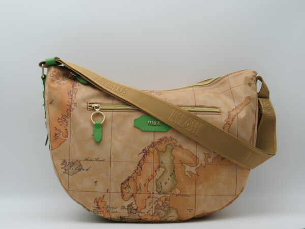 ALVIERO MARTINI 1 CLASSE TRACOLLA GRANDE GEO GOMMATO+VERDE
