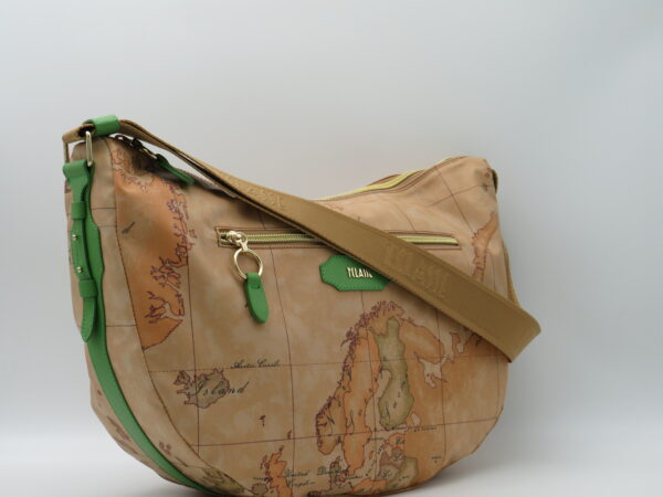 ALVIERO MARTINI 1 CLASSE TRACOLLA GRANDE GEO GOMMATO+VERDE - immagine 2