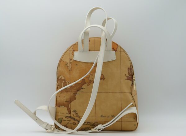 ALVIERO MARTINI 1' CLASSE ZAINO MEDIO DOPPIA ZIP GEO+ AVORIO - immagine 3