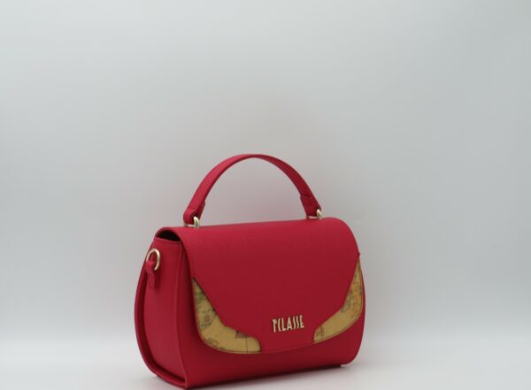 ALVIERO MARTINI 1'CLASSE BORSA A MANO/TRACOLLA ROSSO+GEO - immagine 2