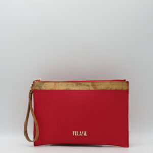 ALVIERO MARTINI 1'CLASSE POCHETTE/POLSIERA MEDIA ROSSO+GEO