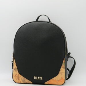 ALVIERO MARTINI 1'CLASSE ZAINO GRANDE DOPPIA ZIP NERO+GEO