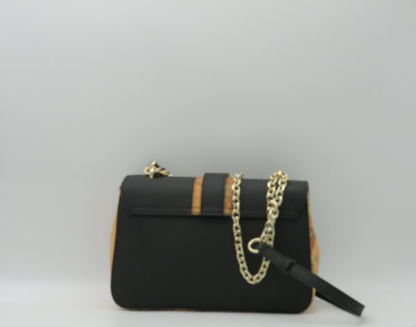 ALVIERO MARTINI BORSA MADIA SOTTOBRACCIO/TRACOLLA SAFFIANO NERO + GEO - immagine 3