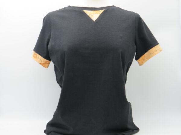 ALVIERO MARTINI 1'CLASSE TSHIRT NERA+ GEO