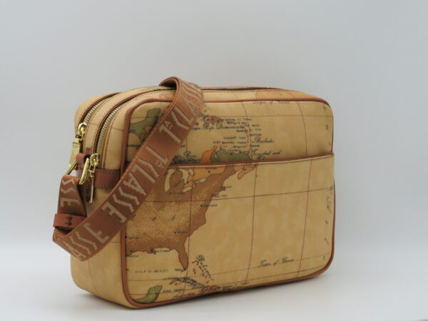 ALVIERO MARTINI 1'CLASSE TRACOLLA MEDIA DOPPIA ZIP GEO - immagine 2