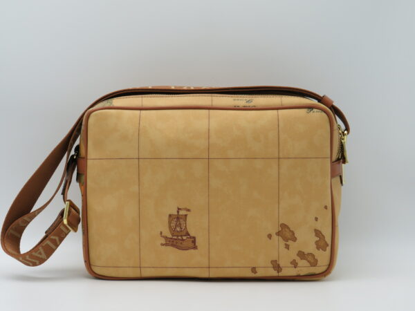 ALVIERO MARTINI 1'CLASSE TRACOLLA MEDIA DOPPIA ZIP GEO - immagine 3