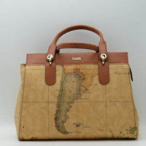 ALVIERO MARTINI 1'CLASSE BORSA A MANO/TRACOLLA GEO+CUOIO