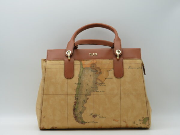 ALVIERO MARTINI 1'CLASSE BORSA A MANO/TRACOLLA GEO+CUOIO