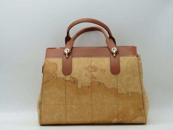 ALVIERO MARTINI 1'CLASSE BORSA A MANO/TRACOLLA GEO+CUOIO - immagine 3