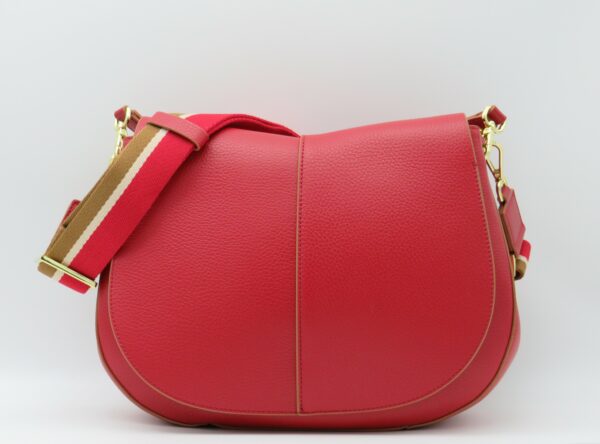 GIANNI CHIARINI HELENA GRANDE IN PELLE ROSSO