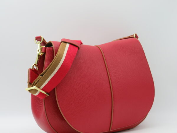 GIANNI CHIARINI HELENA GRANDE IN PELLE ROSSO - immagine 2