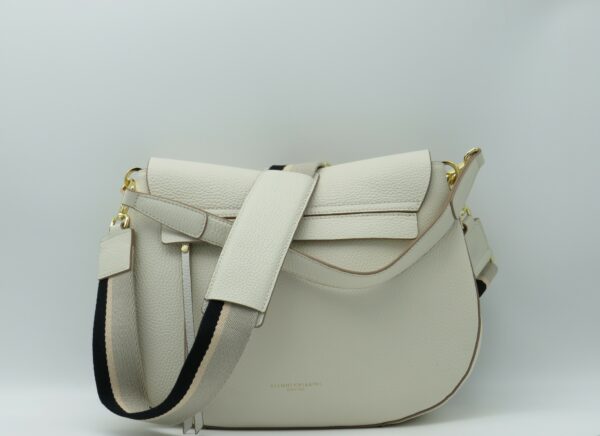GIANNI CHIARINI HELENA GRANDE IN PELLE BIANCO MARMO - immagine 3