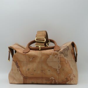 ALVIERO MARTINI 1'CLASSE BAULETTO A MANO E TRACOLLA GEO GOMMATO