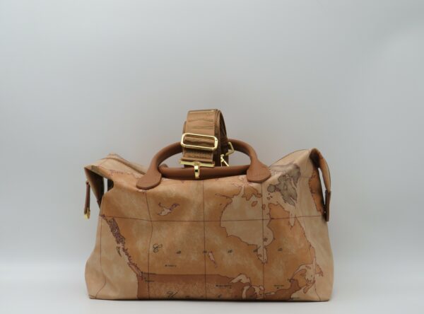 ALVIERO MARTINI 1'CLASSE BAULETTO A MANO E TRACOLLA GEO GOMMATO