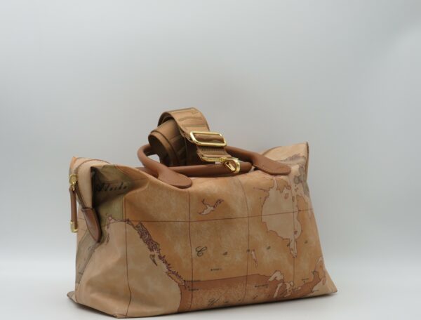 ALVIERO MARTINI 1'CLASSE BAULETTO A MANO E TRACOLLA GEO GOMMATO - immagine 2