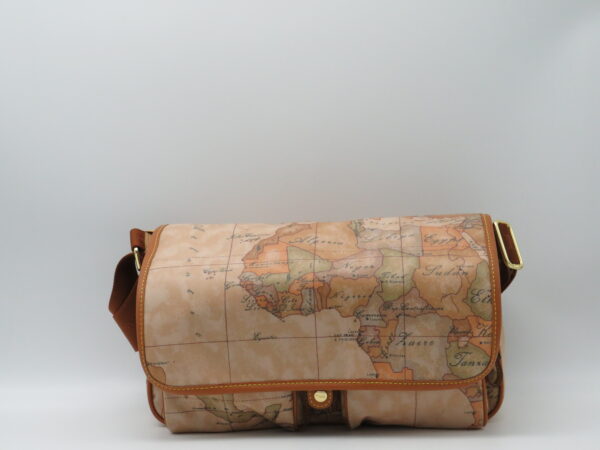 ALVIERO MARTINI TRACOLLA GRANDE PATTA + 2 TASCHE GEO GOMMATO