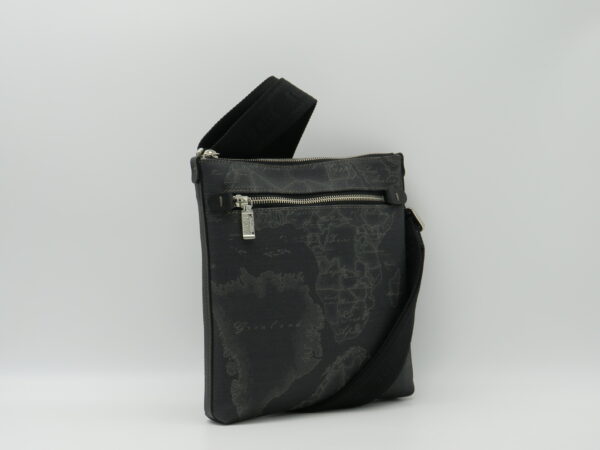 ALVIERO MARTINI 1'CLASSE TRACOLLA UOMO PICCOLA GEO BLACK - immagine 2