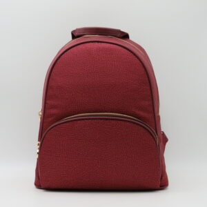BORBONESE ZAINO MEDIO STONDATO JET ROSSO MERLOT