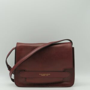 THE BRIDGE TRACOLLA MEDIA PATTA PELLE BORDEAUX