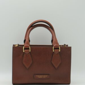 THE BRIDGE BORSA PICCOLA A MANO CON TRACOLLA IN PELLE CUOIO